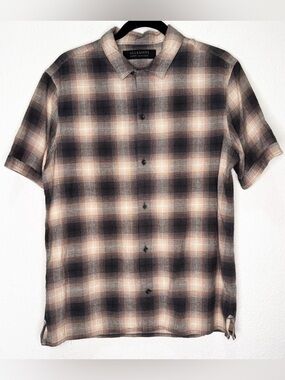 All Saints Button Up Pikeville SS Shirt